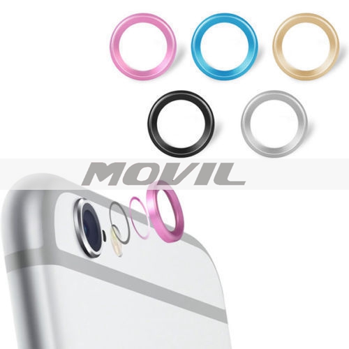 Jewelry Rear Camera Glass Metal Lens Protector Hoop Ring Guard Circle Case Cover For iphone 6 4.7 & plus 5.5 Inch